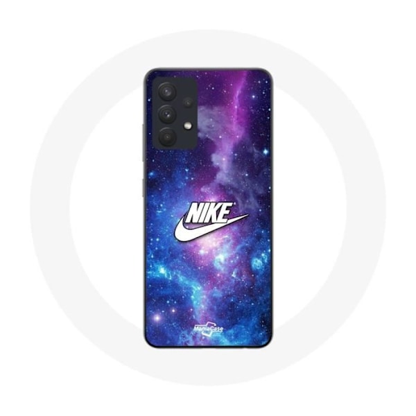 Coque - Maniacase - Samsung Galaxy A13 4G - Nike-logotyp Vit - Silikon - Mjuk svart