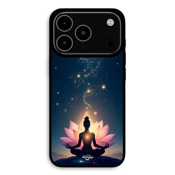 Coque för iPhone 17 Pro meditationsväckande maniakfall Svart