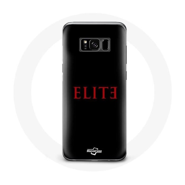 Coque för Samsung Galaxy S8 Plus Elite Säsong 5 Logotyp Röd Svart Bakgrund