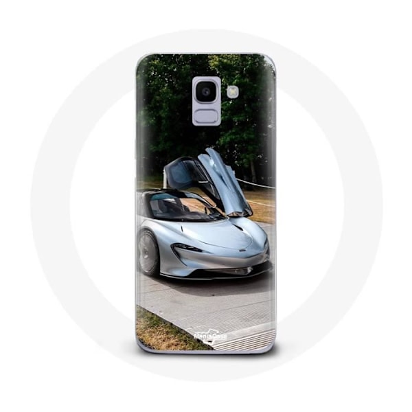Coque - Maniacase - Samsung Galaxy A8 2018 - Formel 1 McLaren - Mjuk - Skydd och dekoration Svart