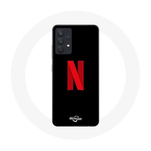 Cover til Samsung Galaxy A13 5G Netflix Logo rød baggrund sort