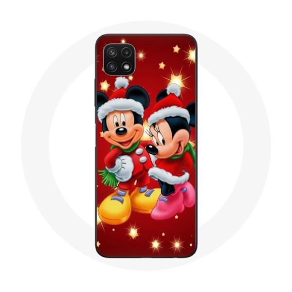 Coque - Maniacase - Samsung Galaxy A22 5G - Mikey Mus och Minne Mus - Sval - Svart Svart