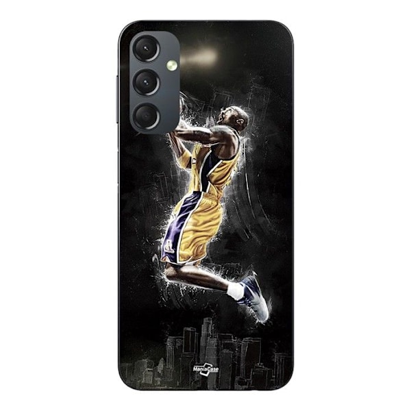 Coque för Samsung galaxy A24 Basketboll Kobe Bean Bryant 24 Black Mamba Maniacase Svart