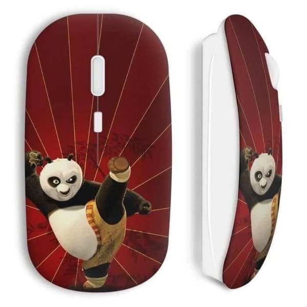 Langaton hiiri Kung Fu Panda punainen