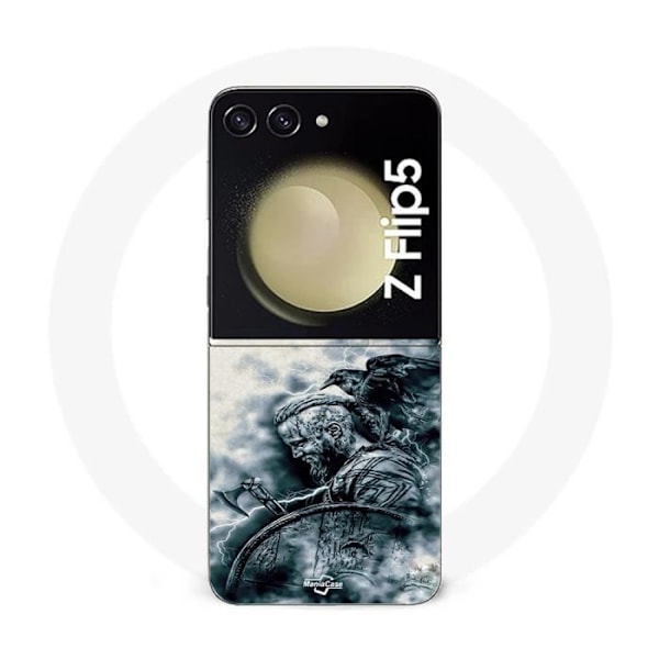 Coque Samsung Galaxy Z Flip5 vikings ragnar lothbrok sköld krånk