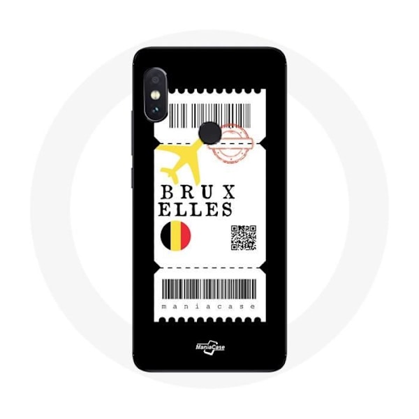 Coque - Xiaomi - Redmi Note 5 AI Dual Camera - Mjuk - Svart - Flygbiljett