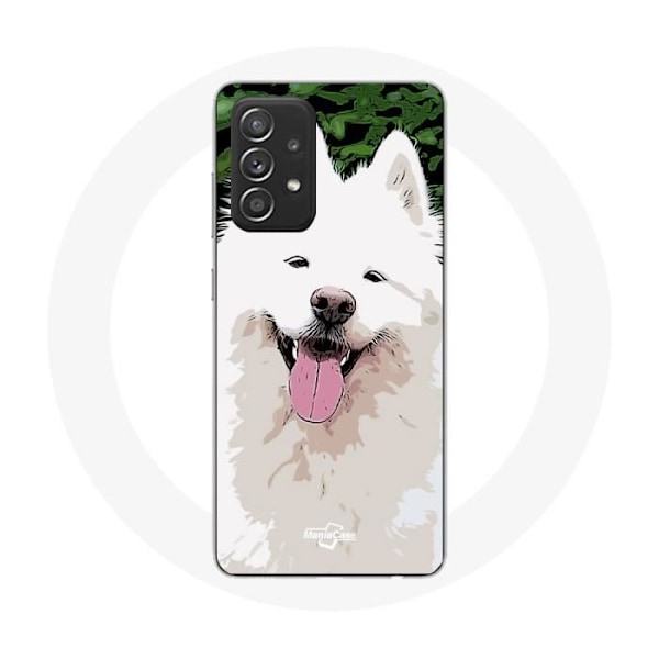 Coque - Samsung - Galaxy A52 - Vit - Samojed - Hårdt Beskyttelse Vit