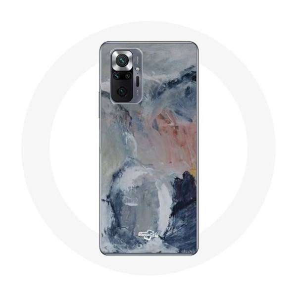 Coque för Xiaomi Redmi Note 10 Pro Bakgrund av abstrakt grå textur