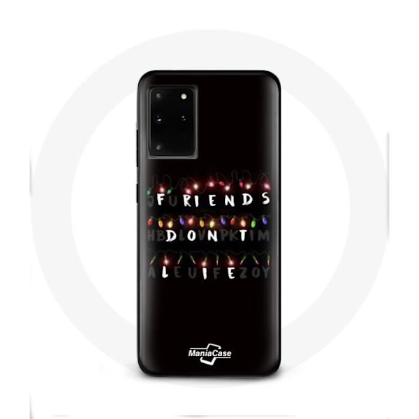 Coque för Samsung Galaxy S11 Plus Stranger Things Affisch Vänner Ljuga Inte God Jul