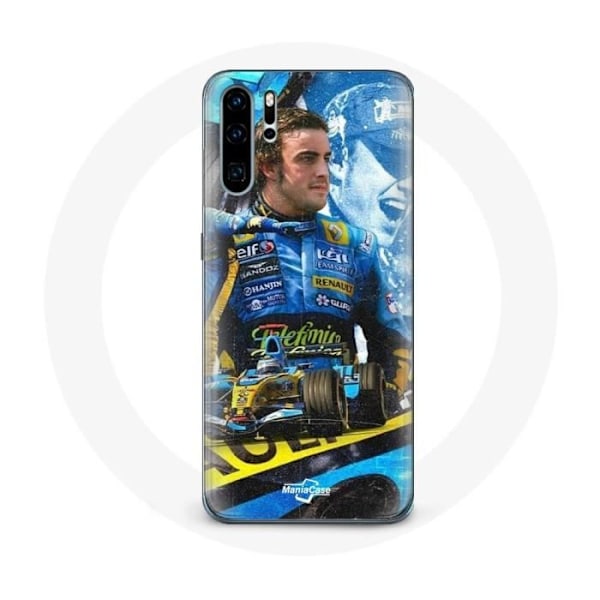 Coque för Huawei p30 Formel 1 Fernando Alonso världsmästare i F1