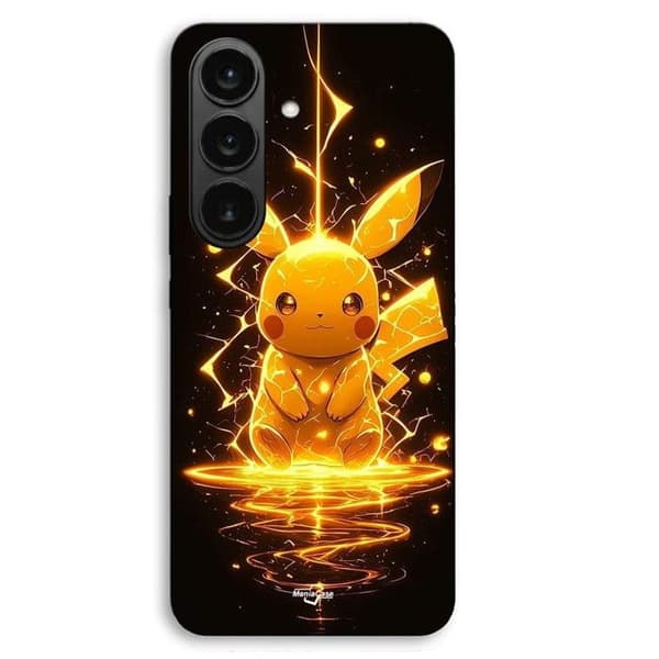Cover til Samsung Galaxy S26 FE Pikachu Eclair Maniacase Svart