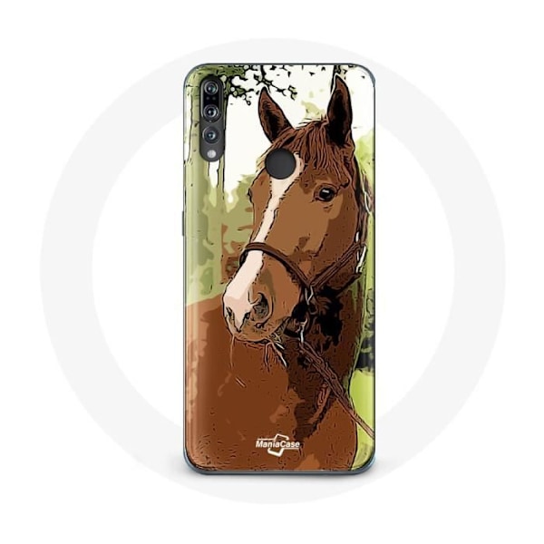 Coque - Huawei - P30 Lite - Brun - Souple - Race de cheval kastanj