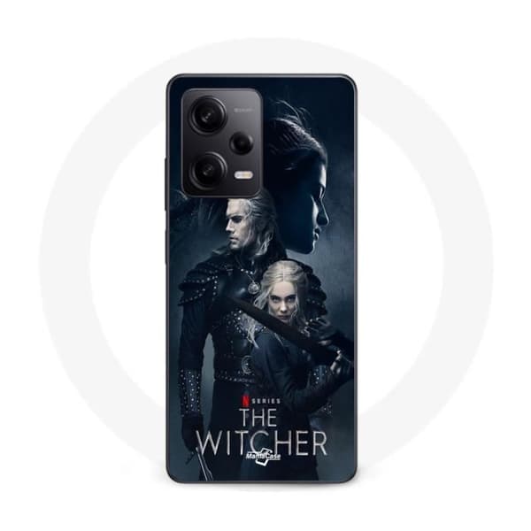 Coque Maniacase för Xiaomi Redmi Note 12 Pro 5G the witcher geralt yennefer ciri epee