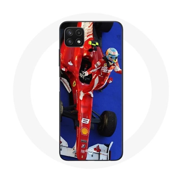 Coque för Samsung Galaxy A22 5G Formel 1 Fernando Alonso F1-förare Röd