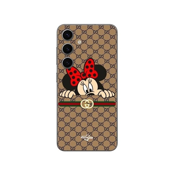 Coque - Gucci - Minnie - Silikon - Mjuk - Galaxy S25 Svart