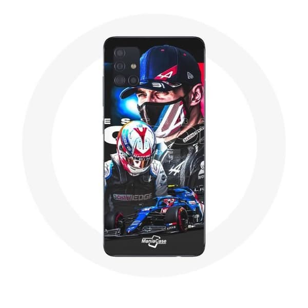 Cover til Samsung Galaxy A51 5G Formel 1 Esteban Ocon Formel 1 kører