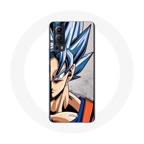 Coque Vivo Y72 Anime Dragon Ball Goku Blått Hår
