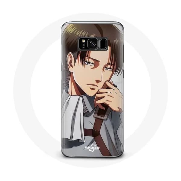 Coque för Samsung Galaxy S8 Attack on Titan Levi Ackerman Manga