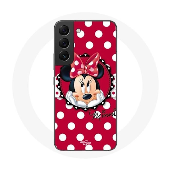Coque för Samsung Galaxy S21 FE Minnie Mouse Tecknad Röd