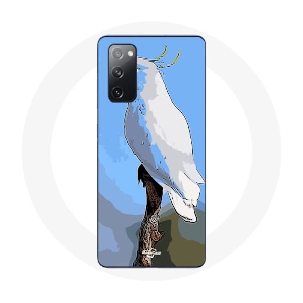 Skydd för Samsung Galaxy S20 FE Kakaduer Vit Papegojor Fåglar