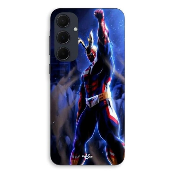 Coque - Maniacase - Samsung Galaxy A35 - Souple - Noir - All Might - Anime
