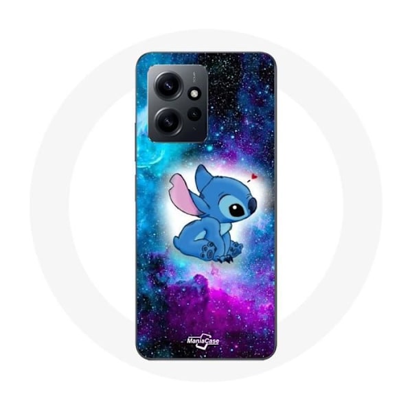 Coque - Maniacase - Xiaomi Redmi Note 12 4G - Stitch Ohana - Flexibel - Färgglad Färgad