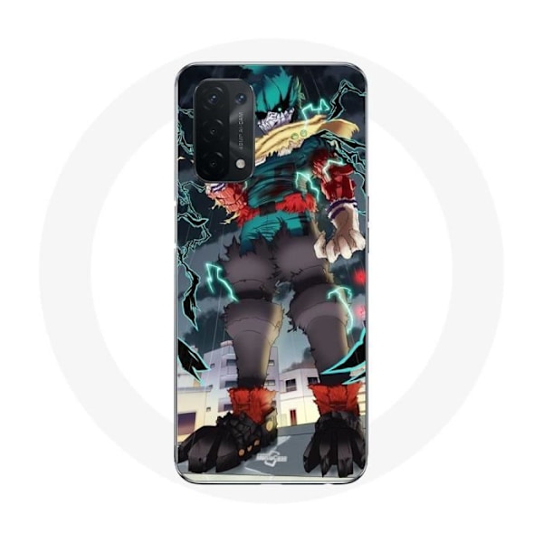 Coque för Oppo A74 5G izuku Midoriya, Deku, one for all, my hero academia anime - Maniacase