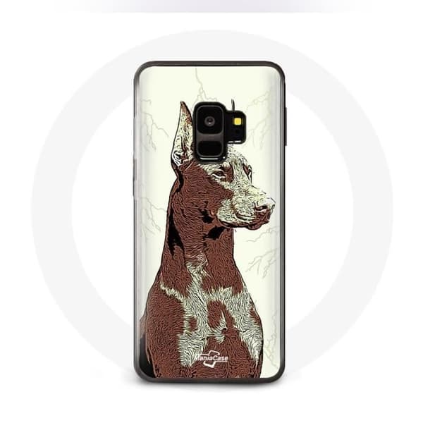 Coque Samsung Galaxy S9 Doberman-rodun koirille