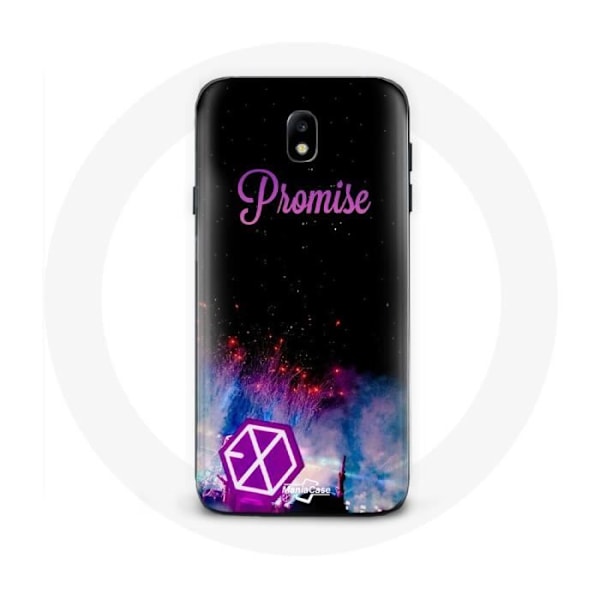 Coque för Samsung Galaxy J5 2017 Exo Grupp K-pop Logotyp Sång Löfte