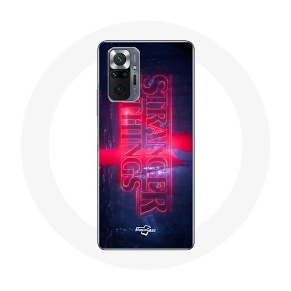 Hölster för Xiaomi Redmi Note 10 Pro Stranger Things-logotyp Transparent Säsong 4 Trailer 2022