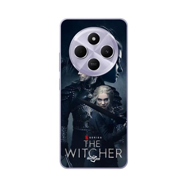 Coque - Maniacase - Xiaomi Redmi 14C - The Witcher - Mjuk - Svart