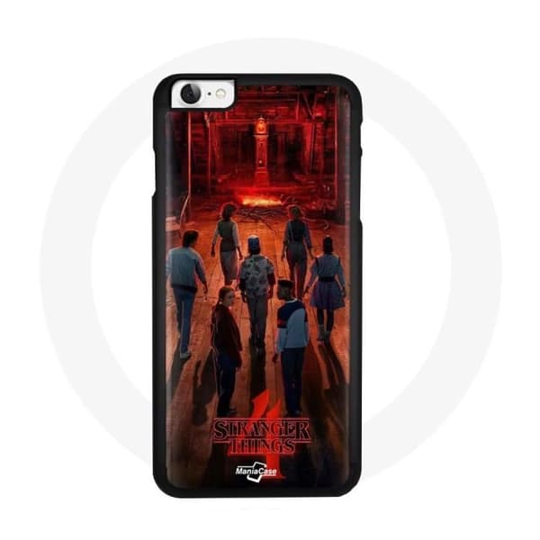 Cover til Iphone 5 - Stranger Things - Crew Plakat - Plastik - Sort - Unisex