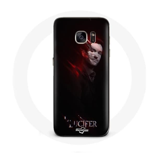 Cover til Samsung Galaxy S6 edge Lucifer Serie sort baggrund