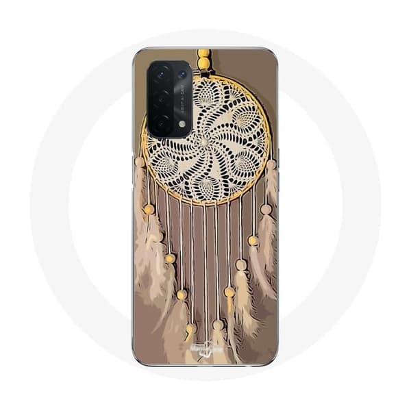 Coque - Oppo - A74 5G - Drømmefanger - Brun - Blød kastanj