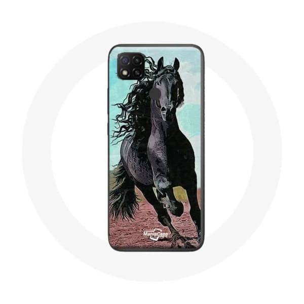 Coque - Xiaomi - Redmi 9C - Blød - Sort - Optimal beskyttelse Svart