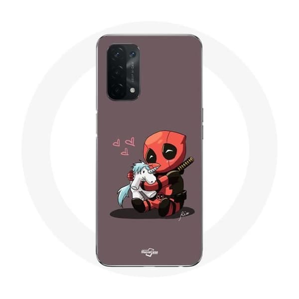 Coque för Oppo A54 5G DeadPool enhörning
