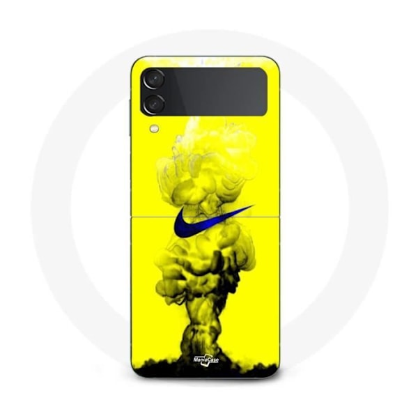 Coque - Samsung - Galaxy Z Flip4 - Gul - Just Do It-logotyp - Mjuk