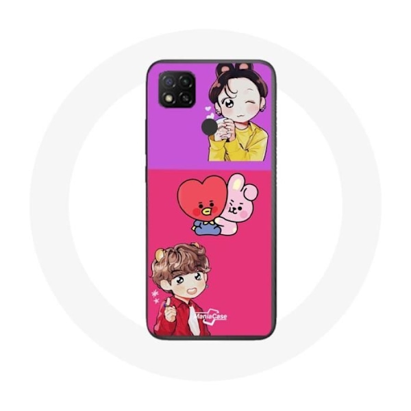 Coque för Xiaomi Redmi 9C BTS Bangtan BT21 Tata V Chimmy Jimin