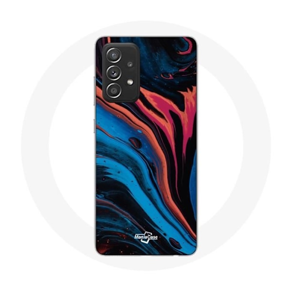Coque för Samsung Galaxy A33 5G Abstrakt textur blå svart röd