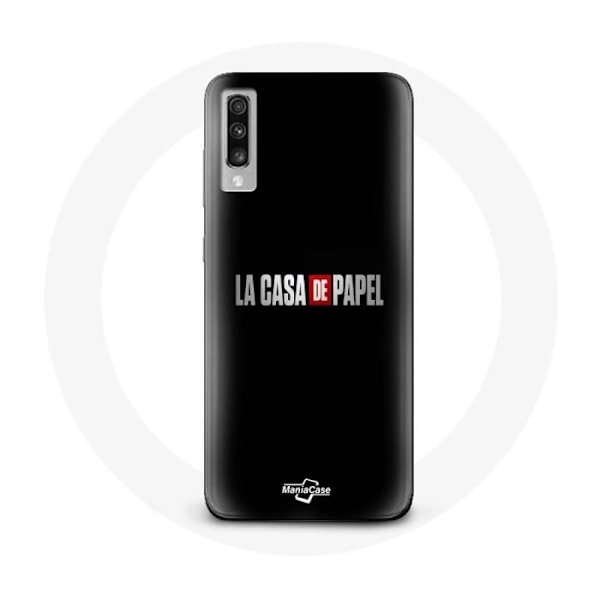 Coque - Maniacase - Samsung Galaxy A50 - La casa de papel - Noir - Souple svart