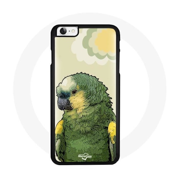 Coque - Amazon - Iphone 4 - Blød - Grøn - Papegøjer Grön