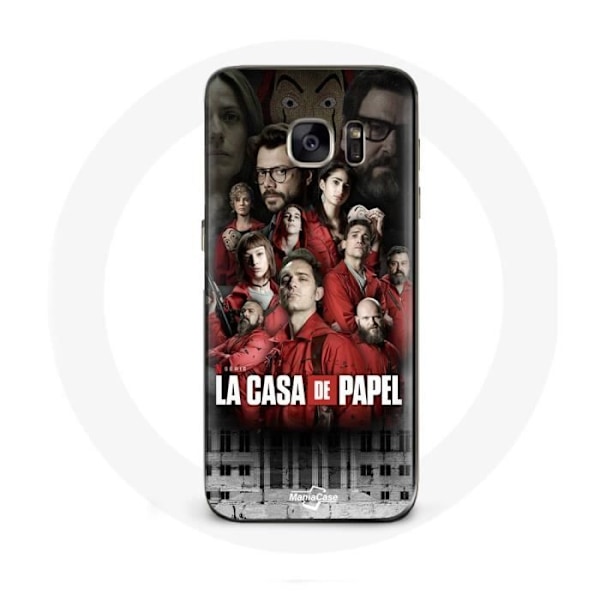 Coque för Samsung Galaxy S6 Edge La casa de papel visar karaktärer