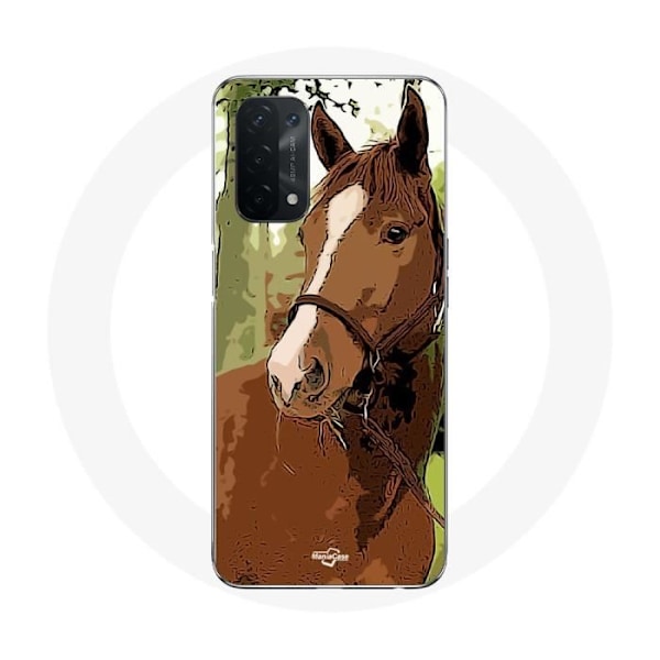 Skydd för Oppo A54 5G Quarter Horse Brun Hästras
