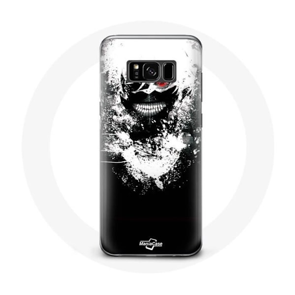 Coque - Maniacase - Samsung Galaxy S8 Plus - Anime Tokyo Ghoul - Skydd - Mjuk Svart