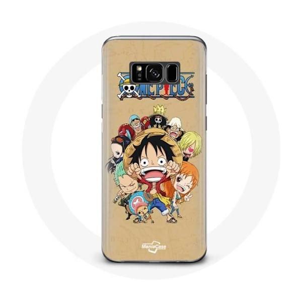 Coque för Samsung Galaxy S8 plus One Piece Manga Straw Hat Crew