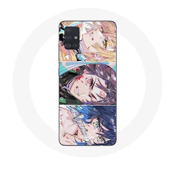 Coque för Samsung Galaxy A51 Tanjiro Inosuke och Zenitsu Demon Slayer Kimetsu no Yaiba Manga