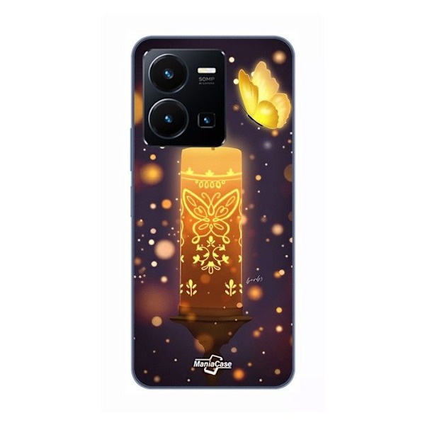 Coque För Vivo Y35 4G Charmigt magiskt ljus Disney familj anime Maniacase SVART