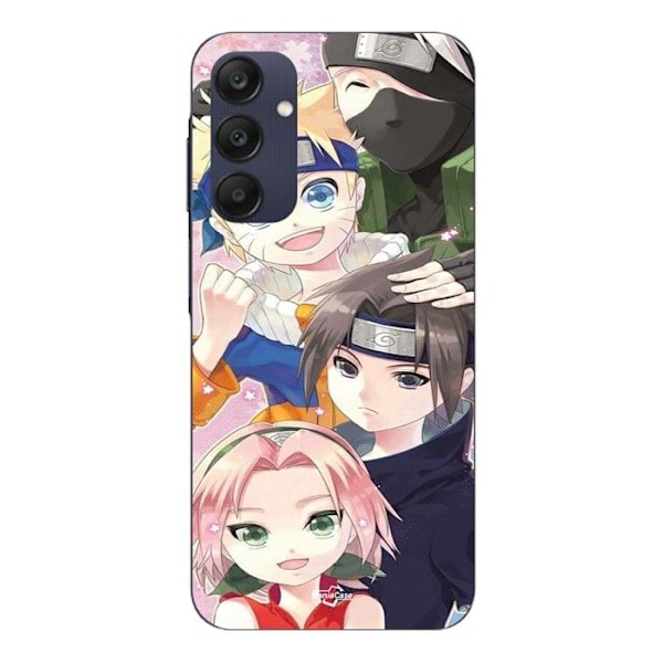 Coque - Maniacase - Samsung Galaxy A25 - Kakashi Naruto Sasuke Sakura - Mjuk - Svart