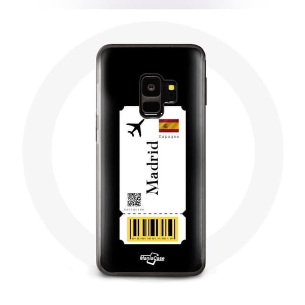 Coque - MANIACASE - Samsung Galaxy S9 - Flybillet - Sort - Hård