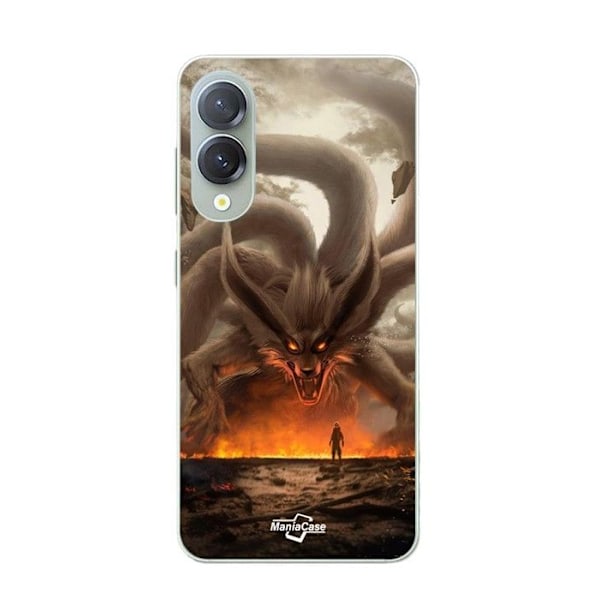 Coque för Samsung Galaxy S25 Edge Naruto Kurama Maniacase Svart